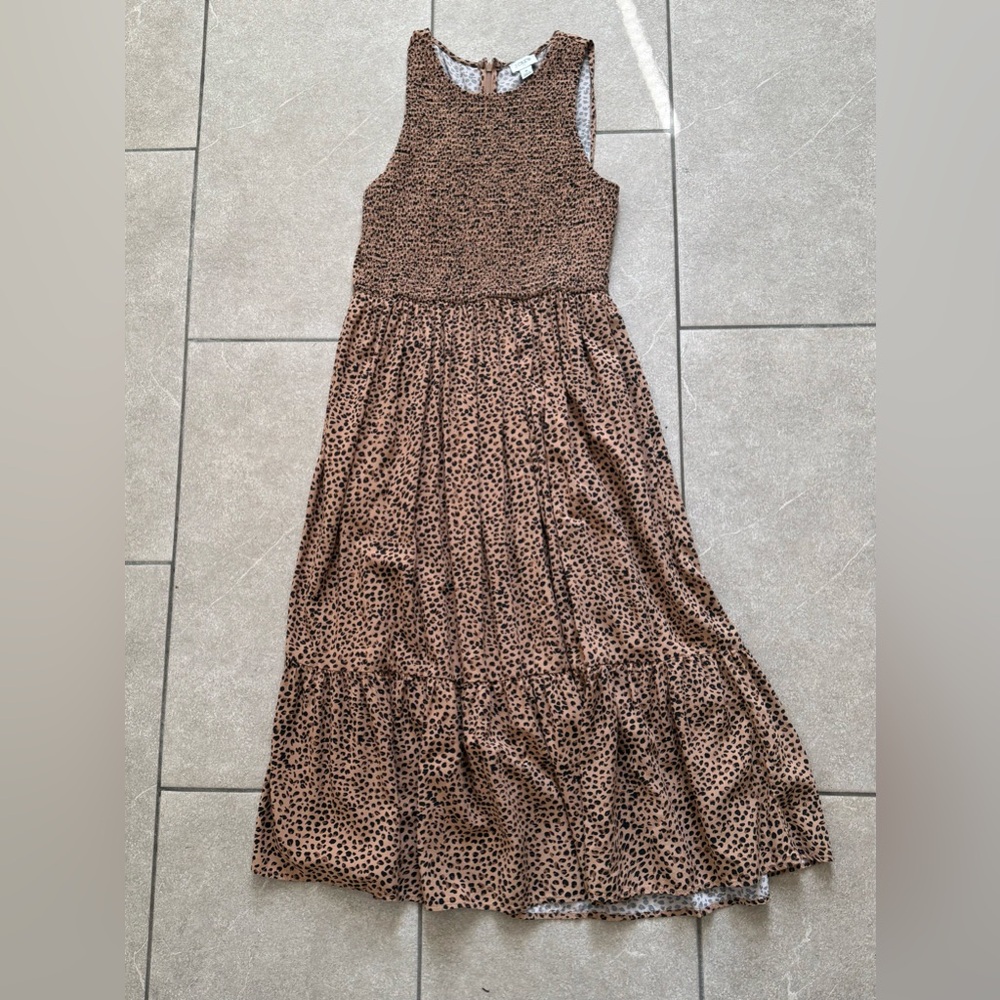 J. Crew Brown One Shoulder Dress